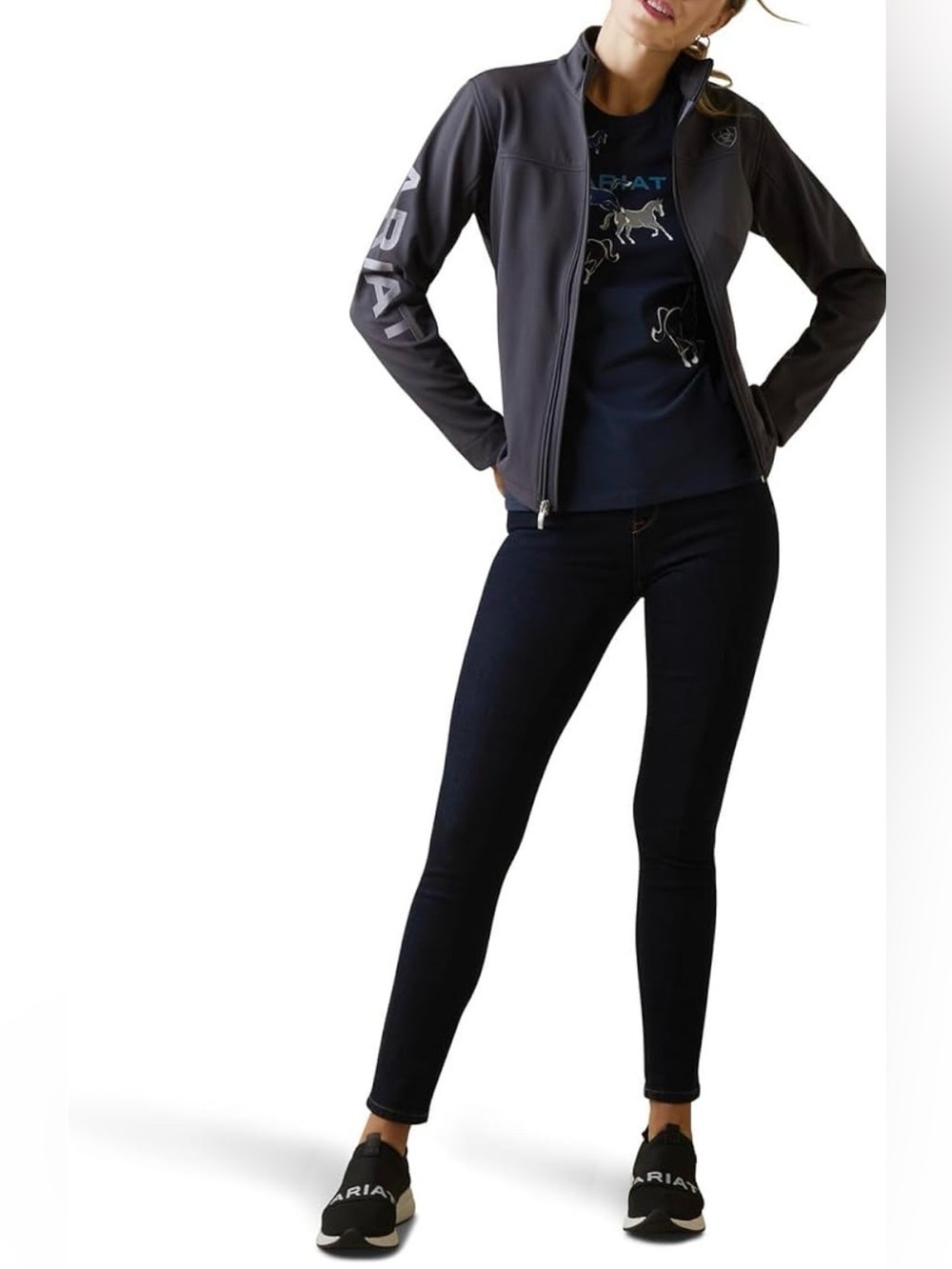 Ariat Women’s New Team Softshell Jacket - Periscope - Sma